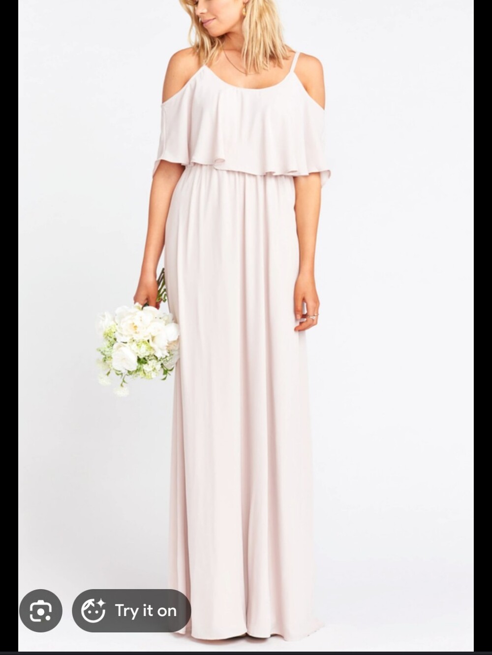 Pale Purple Show Me Your Mumu Open Shoulder Long Semi Formal Dress Stretch Waist